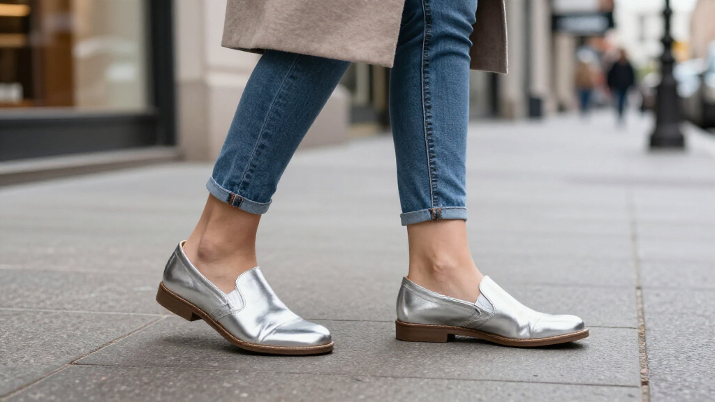 best metallic slip-on shoes