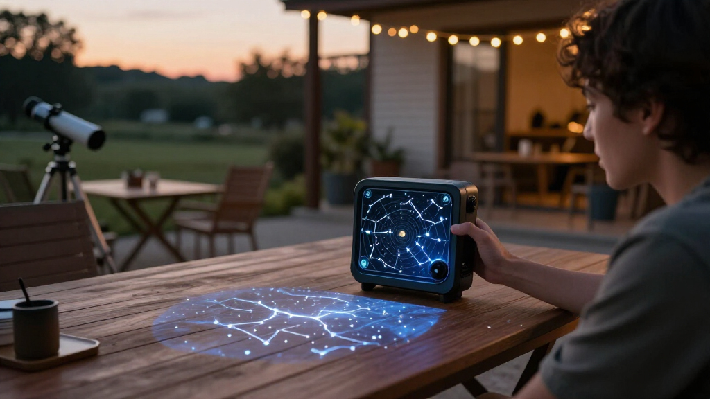 portable star chart projector