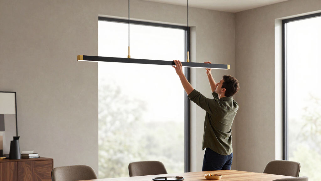 best linear chandeliers for dining rooms