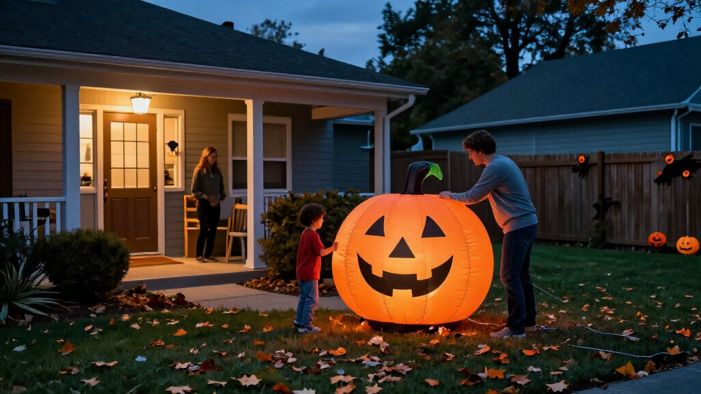 outdoor Halloween inflatables