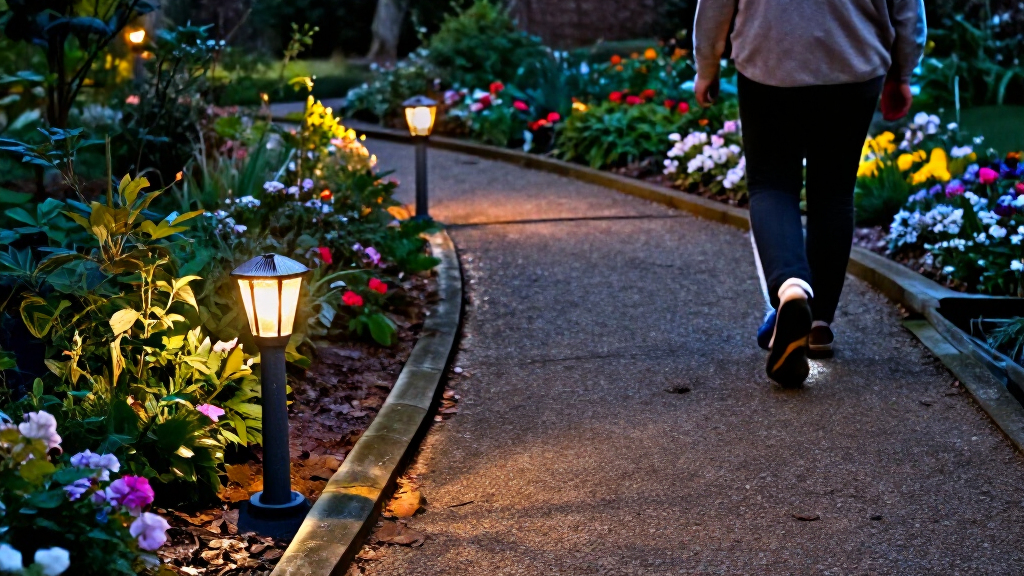 solar garden pathway lights