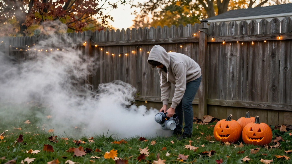 Halloween fog machines