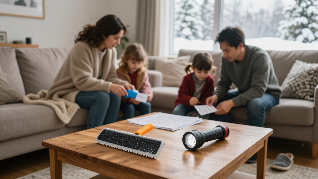 family winter safety plan