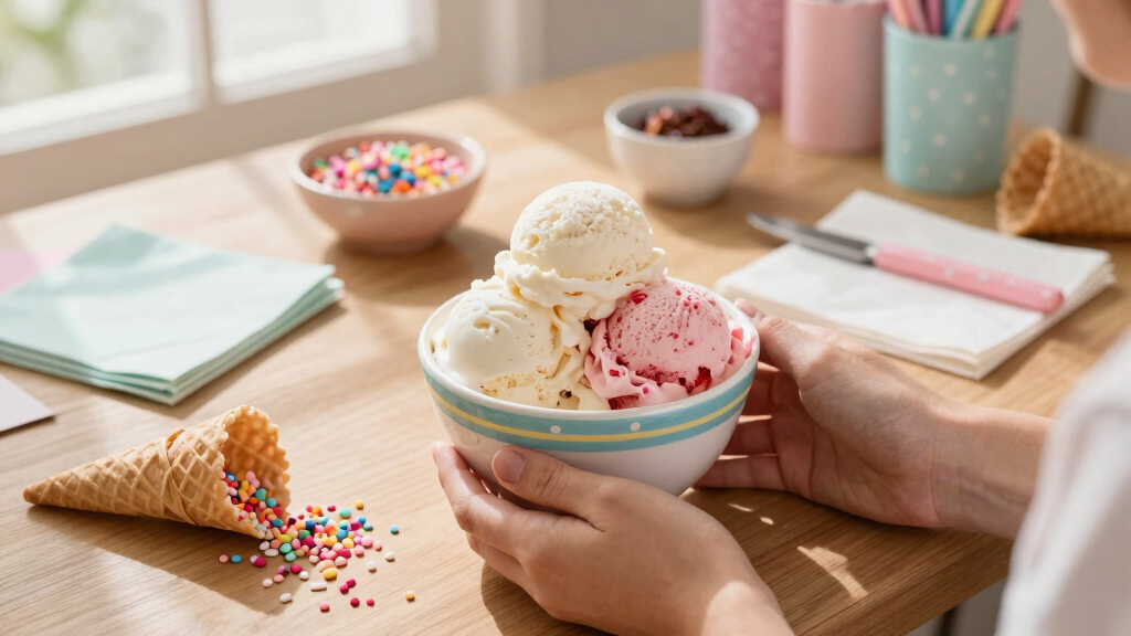 ice cream party supplies