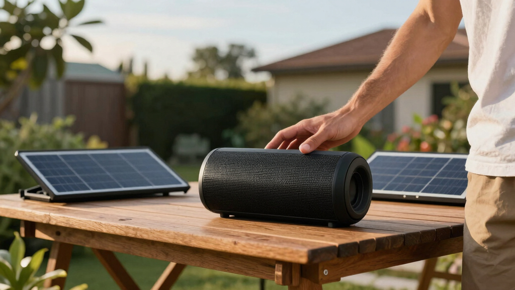 solar-powered outdoor sound systems