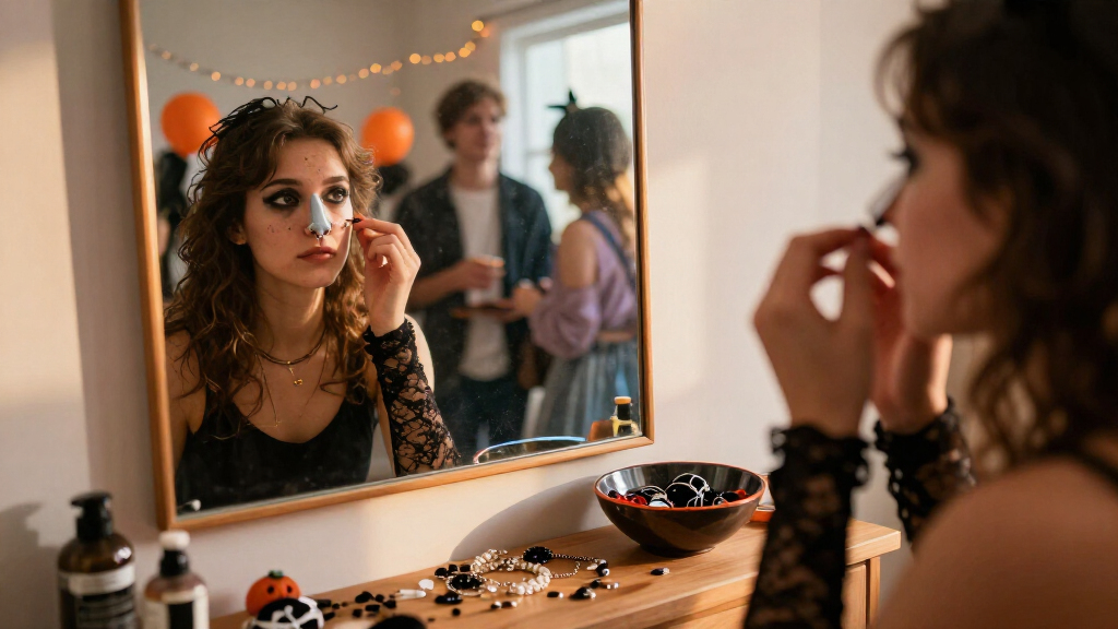 Halloween fake piercing jewelry