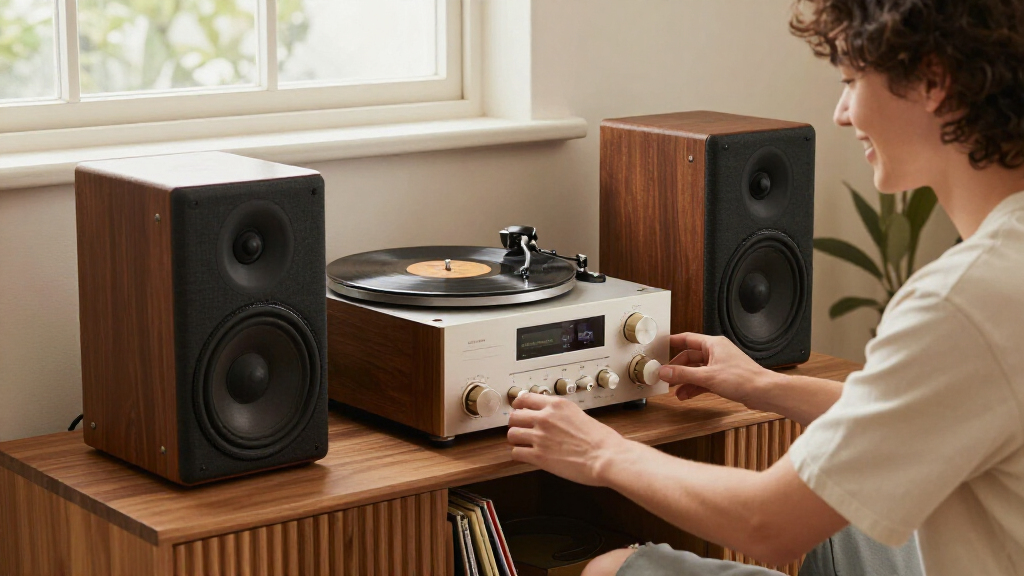 stereo receiver for two channel listening