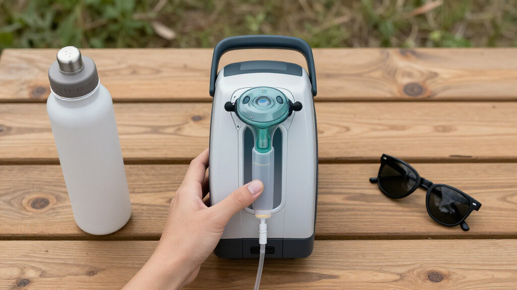 portable oxygen concentrator travel device