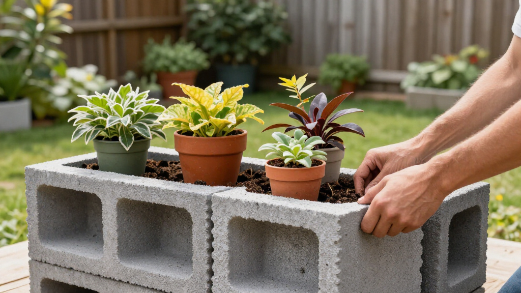 best cinder blocks for container gardens
