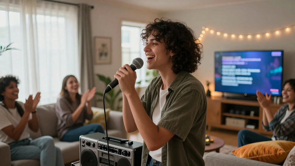 party microphone karaoke system