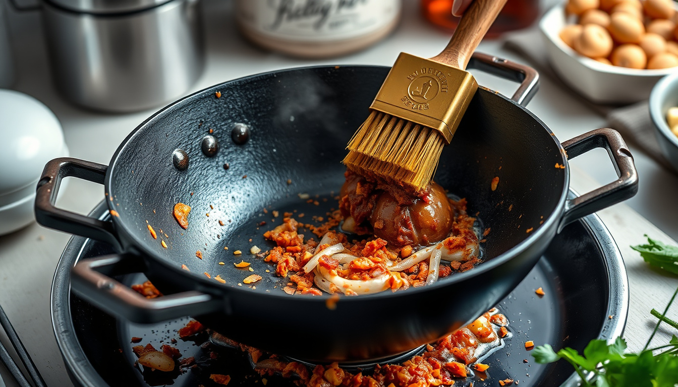 Mastering the Art of Cleaning: How to Use a Wire Brush for Your Cast Iron Wok