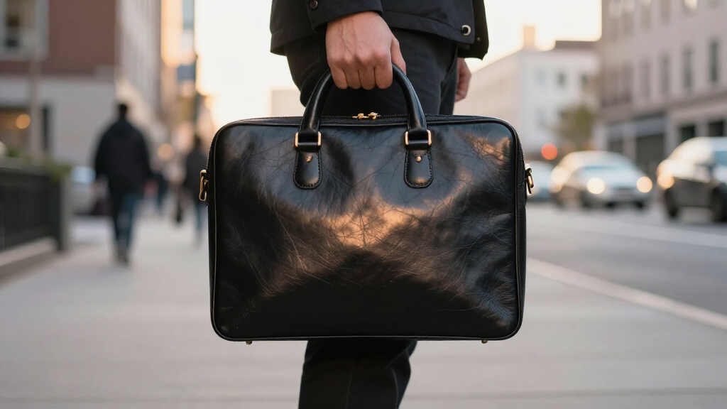 luxury leather briefcases