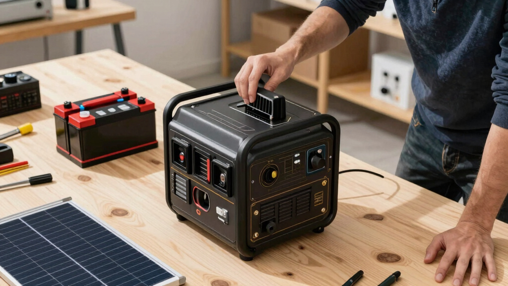 solar-powered backup generators
