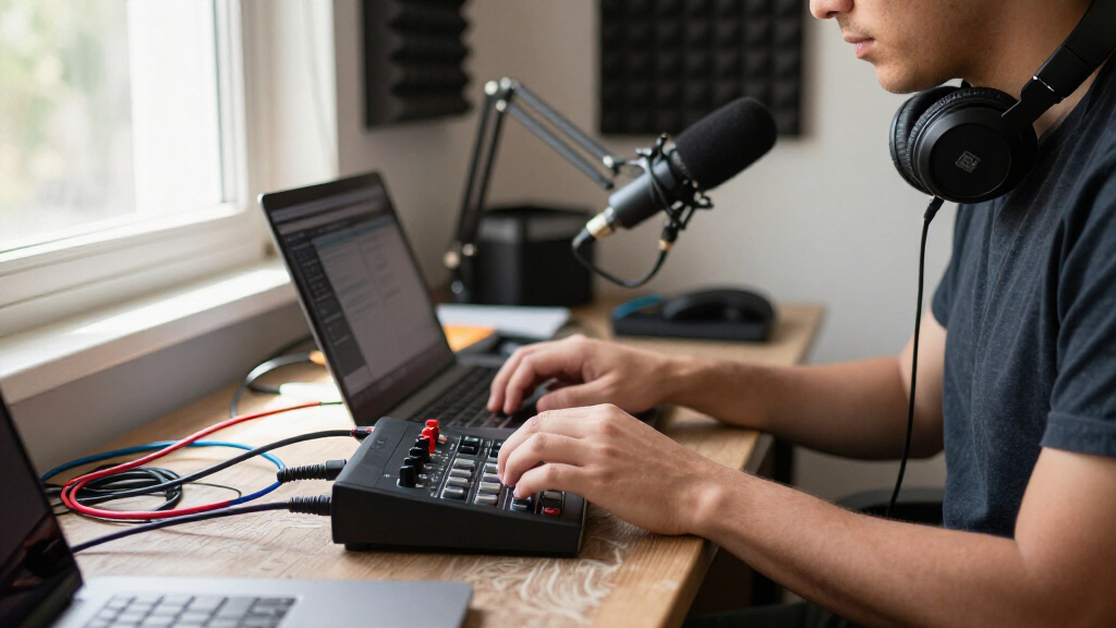 audio interface for podcasting