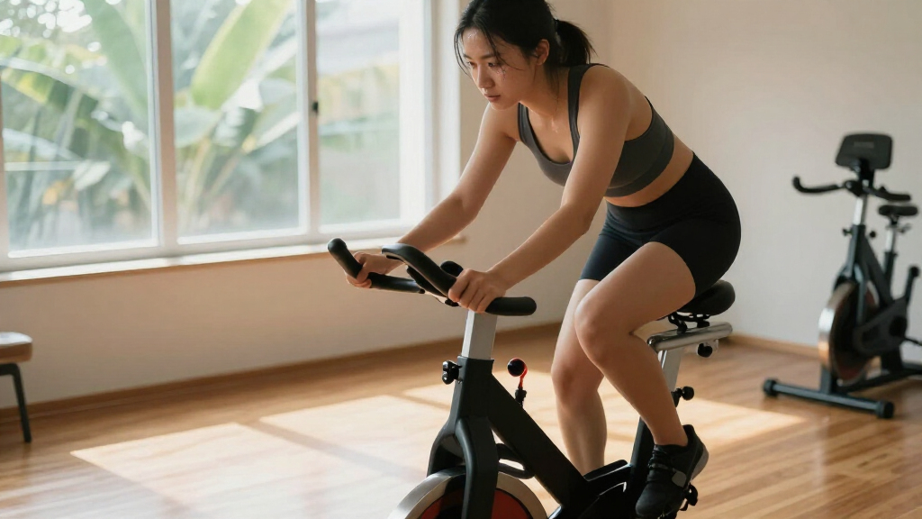 rated quiet spin bike on amazon