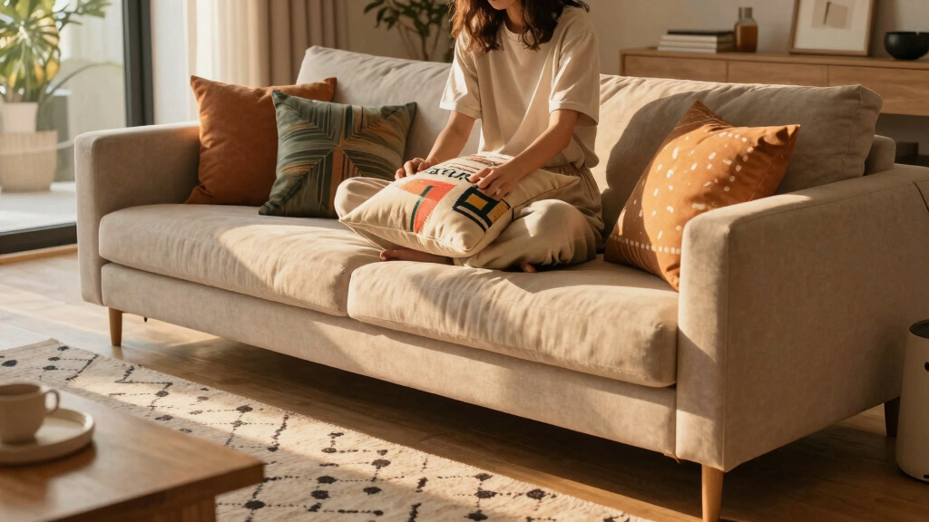 best designer pillows and rugs