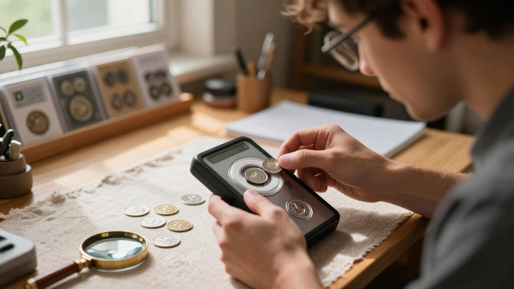 silver verifier for coin collectors