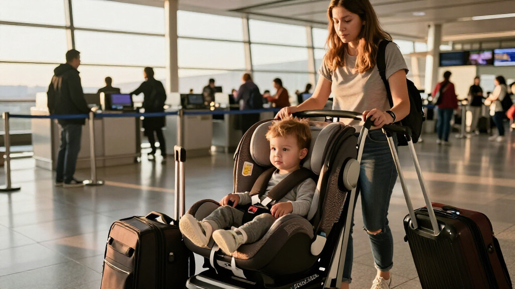 car seat travel cart for airport