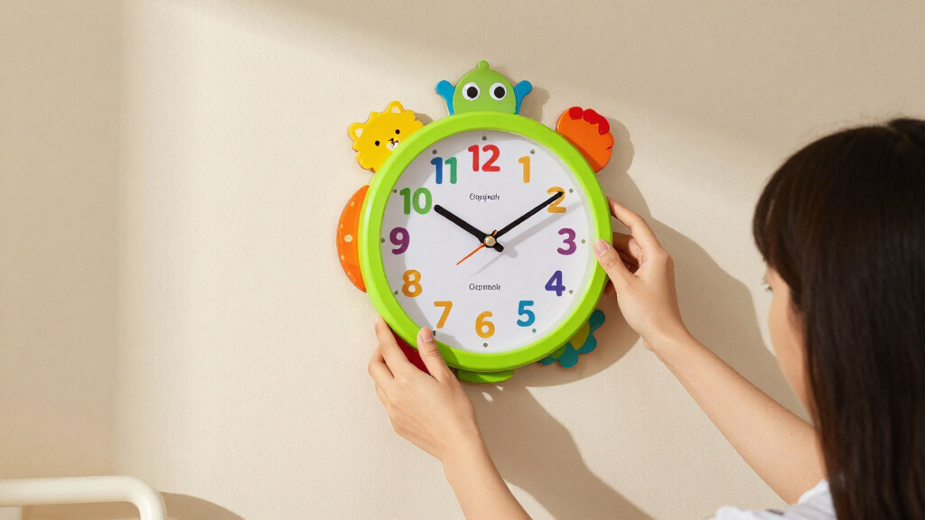 kids' wall clocks for back to school