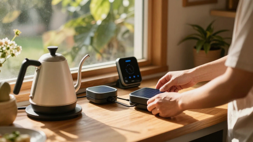 solar-powered tiny home gadgets
