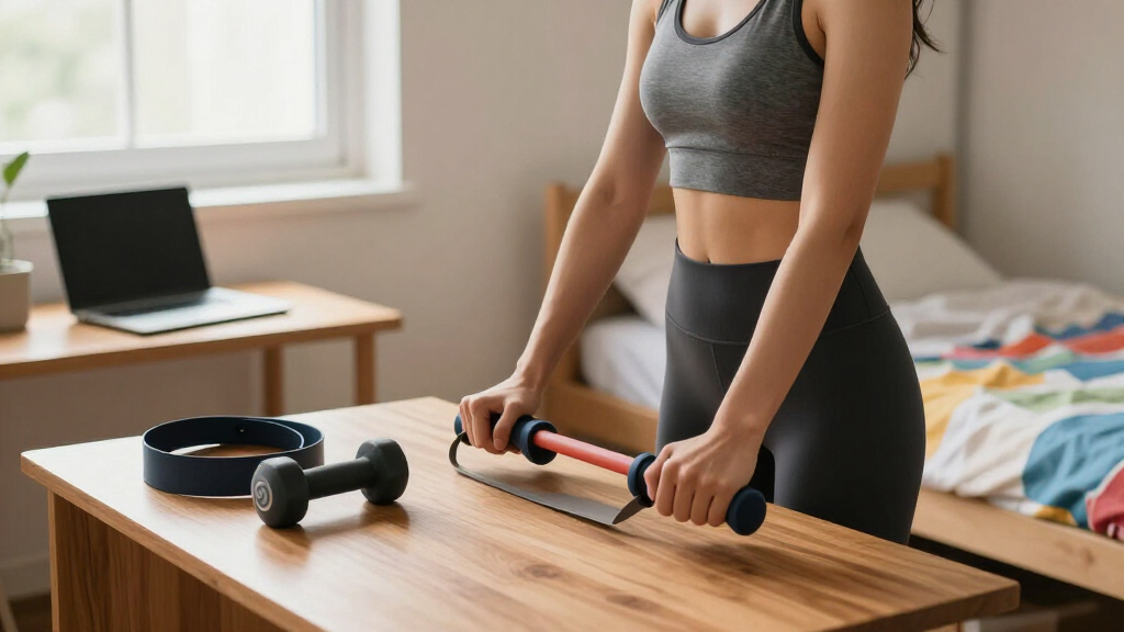 compact fitness equipment for students