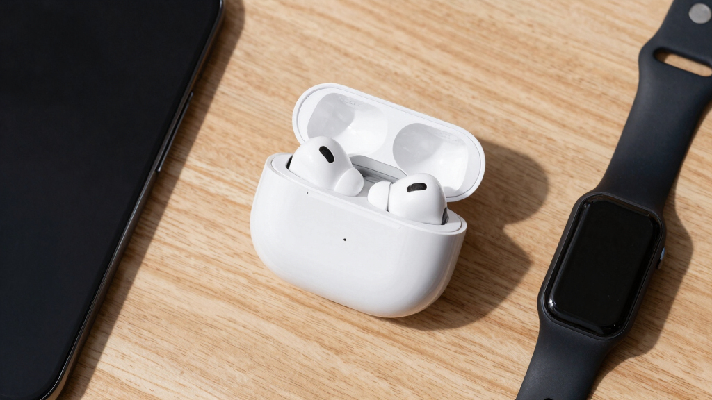 wireless earbuds with charging case