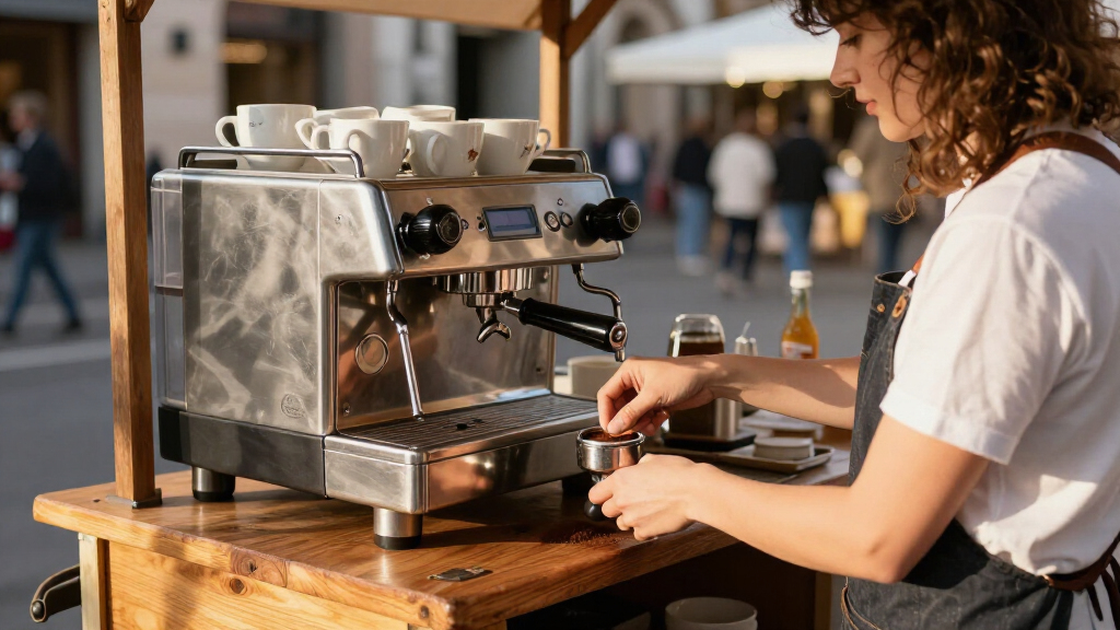 best coffee cart for an italian coffee corner