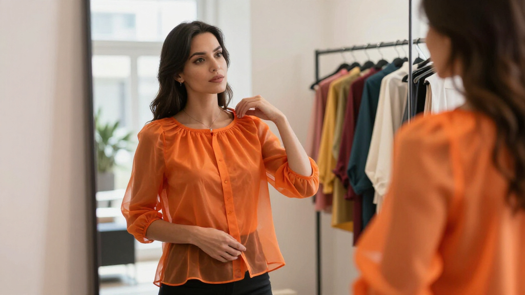best organza blouses