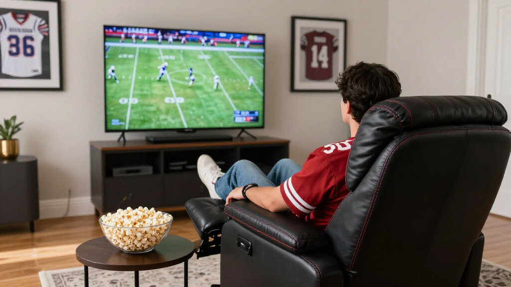 best leather power recliner row for football room