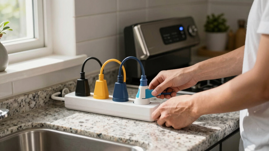 power strip for kitchen appliances