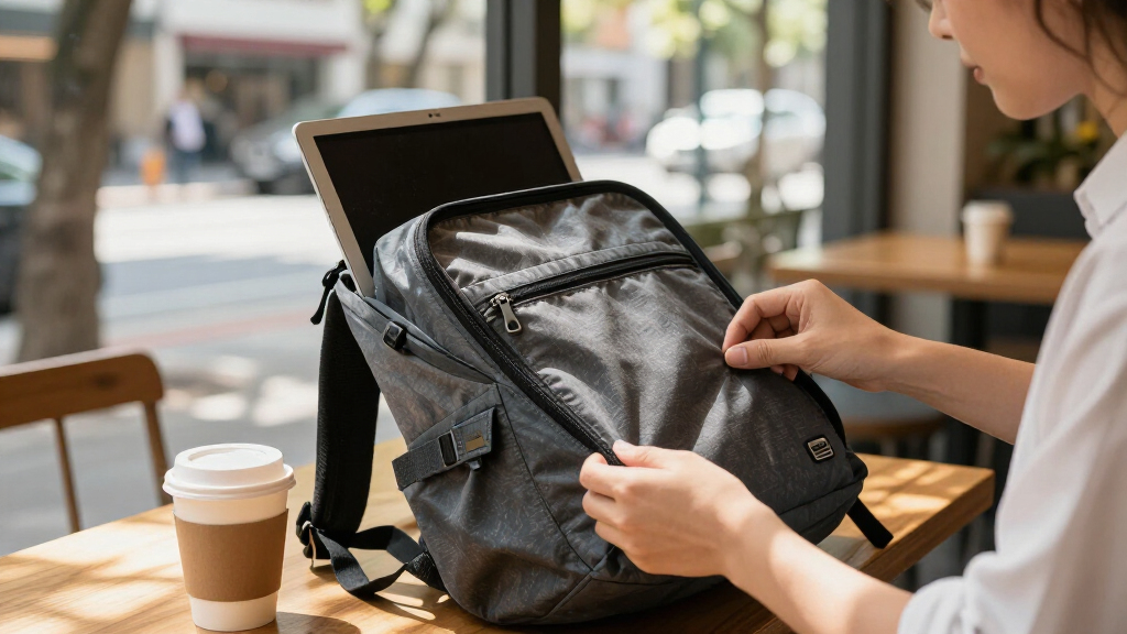 compact travel backpacks with laptop compartments