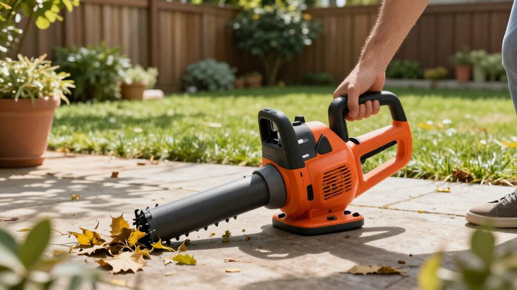 electric leaf blower