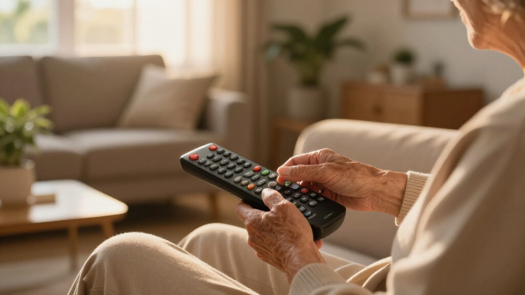 easy-to-use large button remote controls