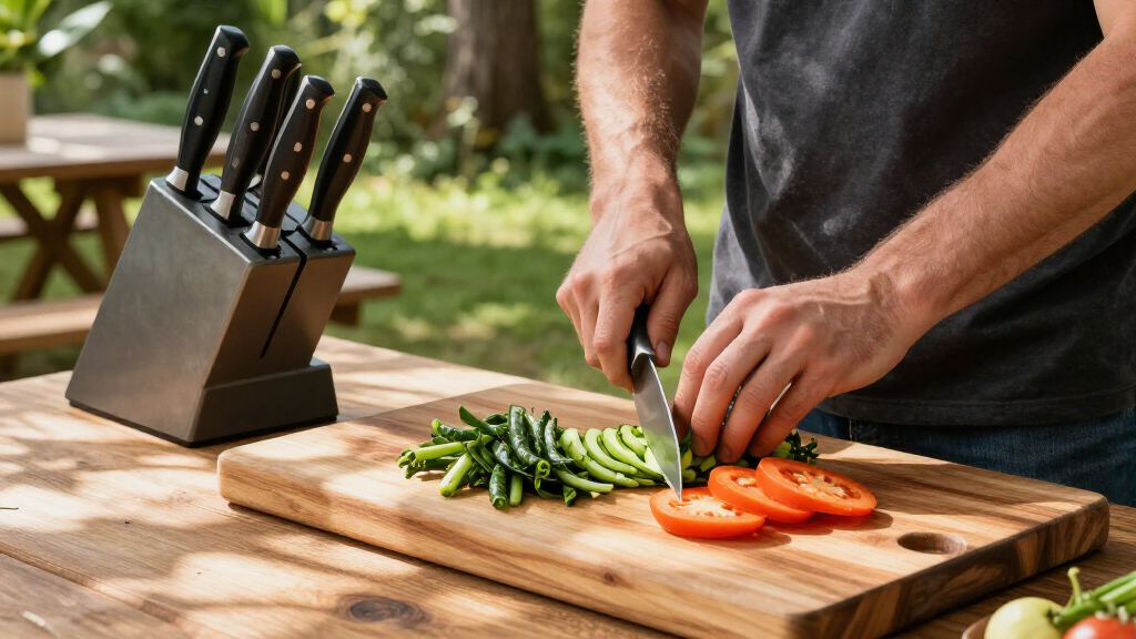 knife block sets premium forged