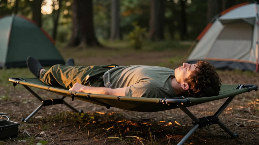 best premium camping cot for tall adults