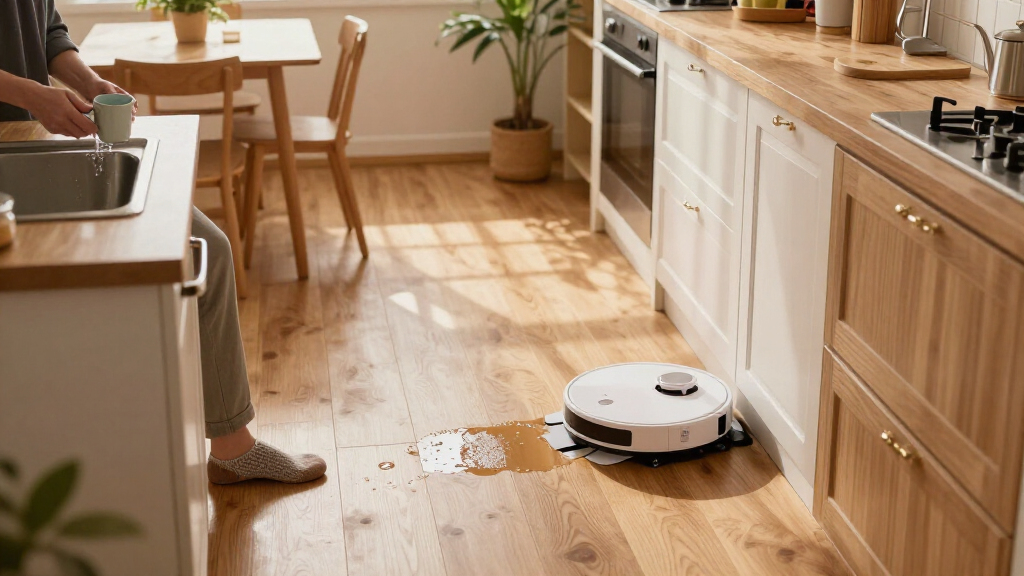 automatic mop washing robot vacuums