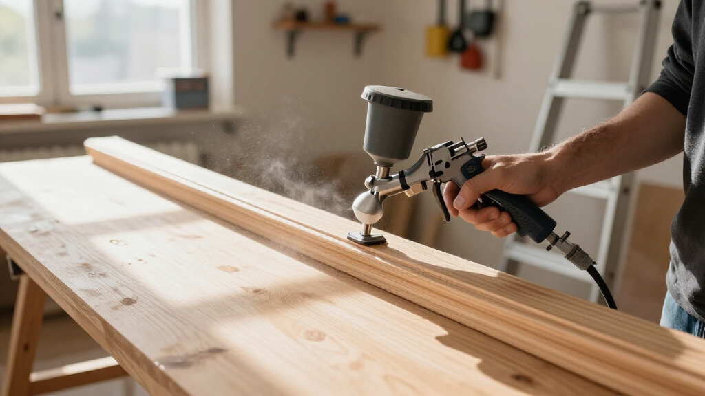 airless sprayer for smooth finish on trim