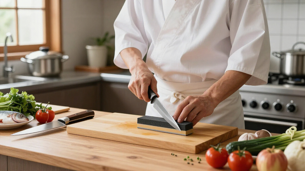 japanese chef knife set vg10 steel