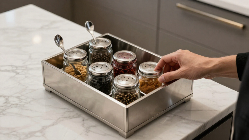 best spice drawer inserts for luxury kitchens