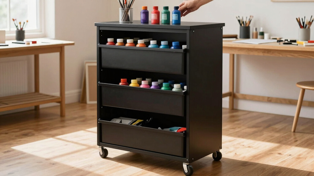 heavy duty art supply storage cabinet