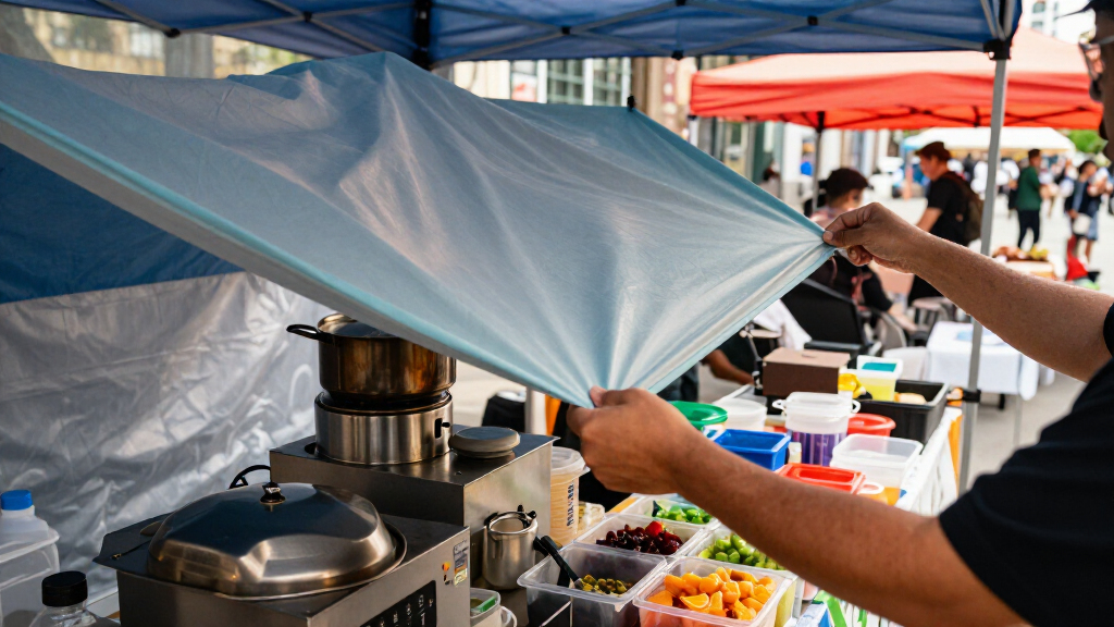 best pop up vendor tents for mobile food service