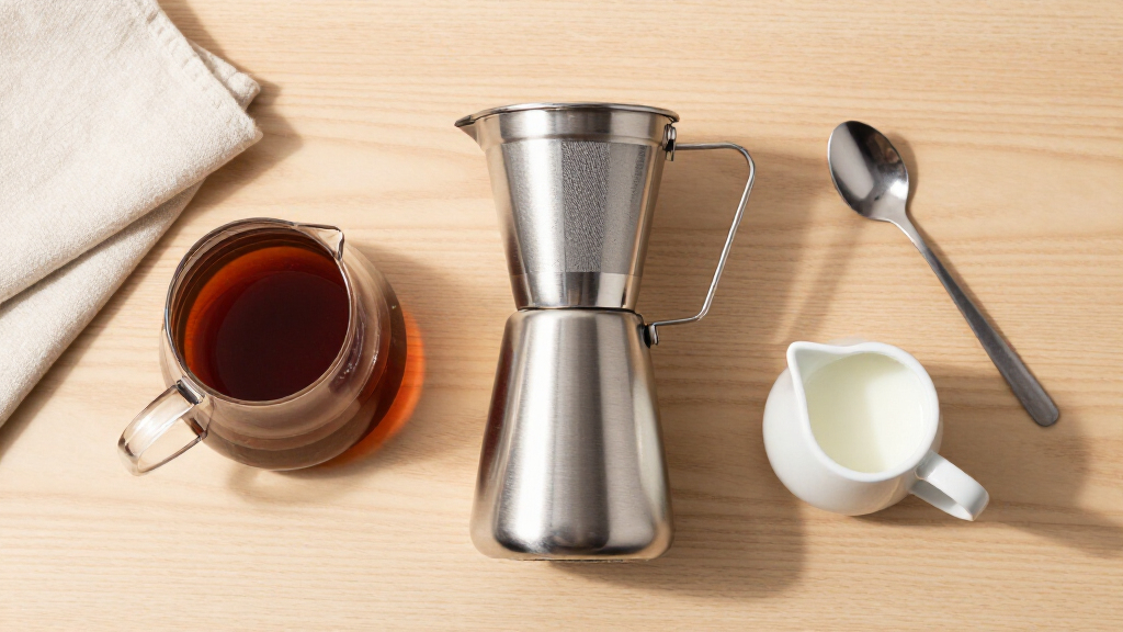 cold brew maker with stainless filter
