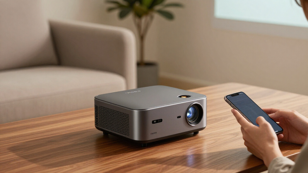 portable projector 4k battery powered