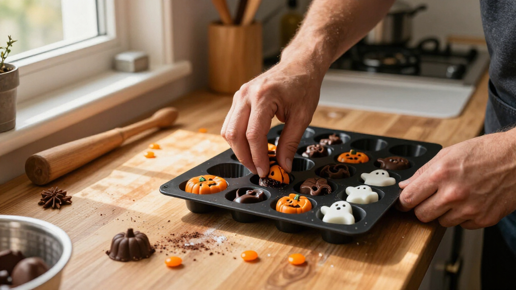 Halloween candy molds