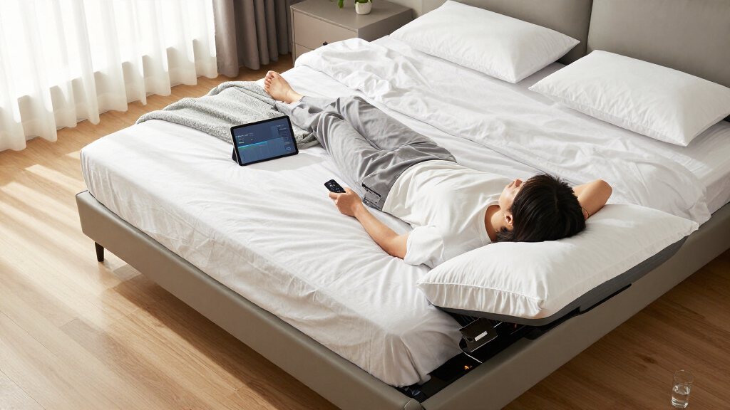 smart adjustable beds with lumbar support