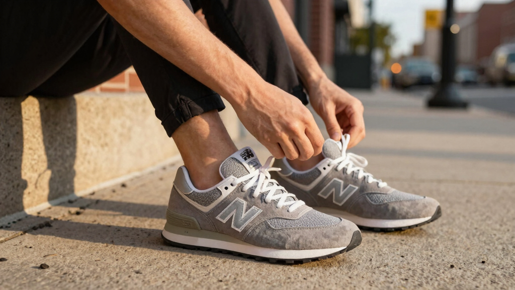 best gray New Balance sneakers