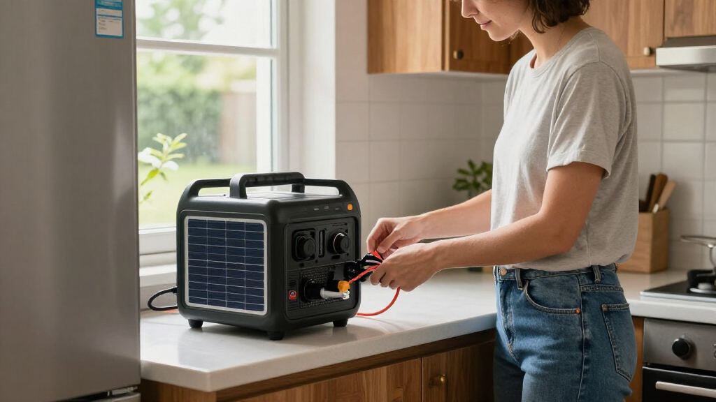 solar generator kit for refrigerator backup