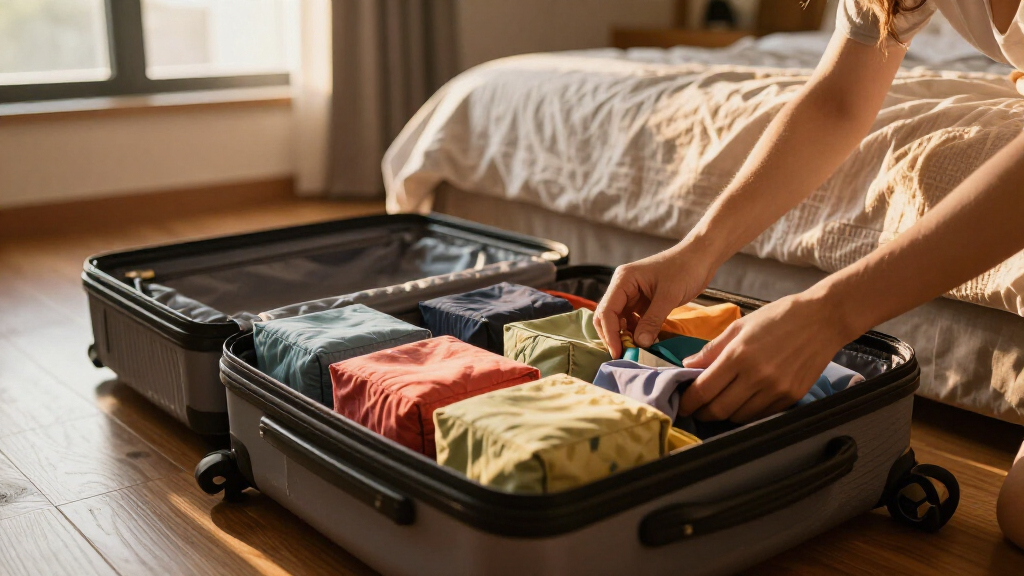 packing cubes for organized travel