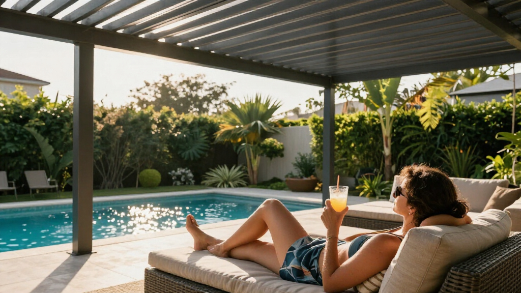 best metal pergola