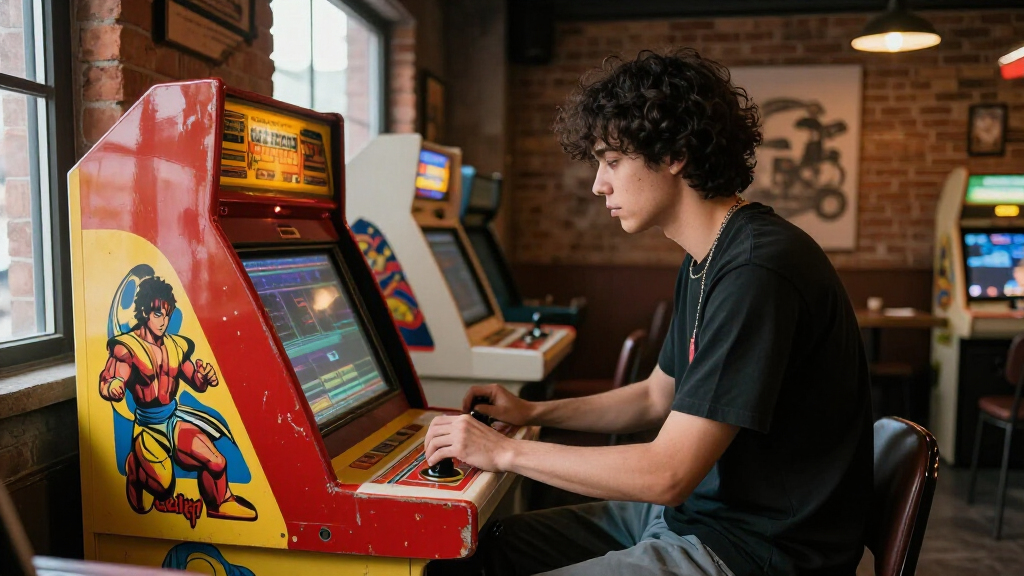 street fighter arcade cabinet